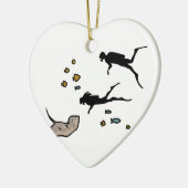 Scuba Divers Keramisch Ornament (Links)