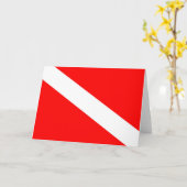 scuba divers markeren rood diagonaal duvelsymbool kaart (Gele Bloem)