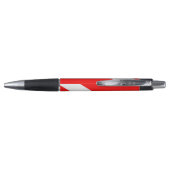 scuba divers markeren rood diagonaal duvelsymbool pen (Achterkant)
