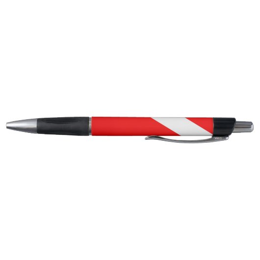 scuba divers markeren rood diagonaal duvelsymbool pen (Bodem)