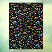 Scuba Divers Ocean Coral Tropical Fish Dive Shop Raamsticker (Vel 3)