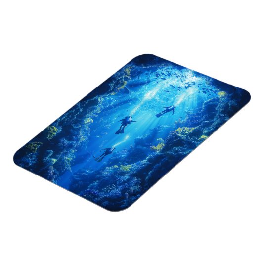 Scuba Divers, onderwaterscène Magneet (Linkerzijde)