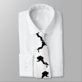 "Scuba Diver's Stropdassen" Stropdas (Gebonden)