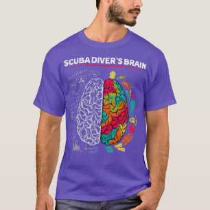 Scuba Diverx27s Brain T-shirt