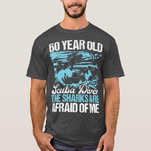 Scuba Diving 60th Birthday Scuba Diver 60 Years T-shirt