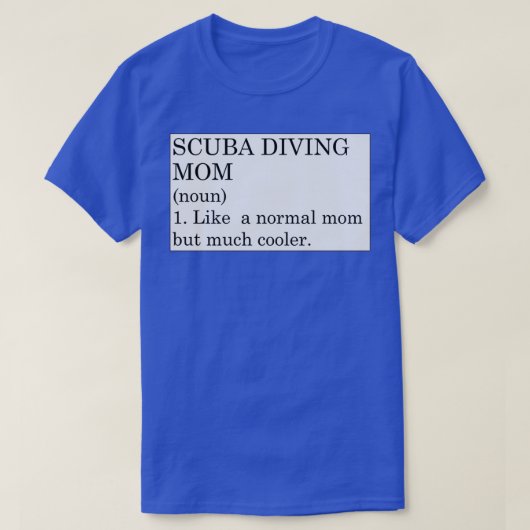 SCUBA DIVING 6 3 T-SHIRT (Design voorkant)