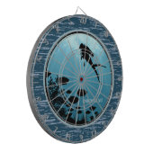 Scuba Diving Blue Zee Dartbord (Voorkant Links)