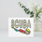 Scuba Diving Briefkaart (Staand voorkant)