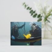 Scuba Diving Briefkaart (Staand voorkant)