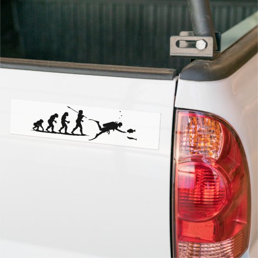 Scuba Diving Bumpersticker (Op Truck)
