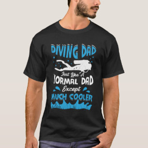 Scuba Diving Dad Diver Father Instructor Gift T-shirt