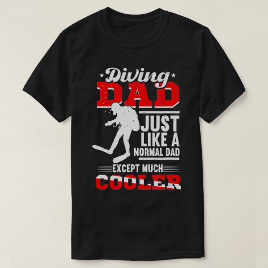 Scuba Diving Dad Father's Day Gift Diver Scuba Div T-shirt (Design voorkant)