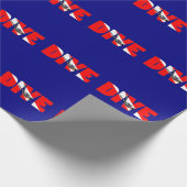 Scuba Diving DIVE Cadeaupapier (Hoek)