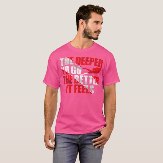 Scuba Diving Dive Flag T-shirt (Voorkant volledig)