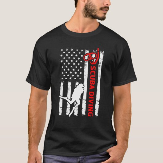 Scuba Diving Diver 5 T-shirt (Voorkant)