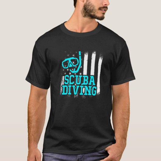 Scuba Diving Diver T-shirt (Voorkant)