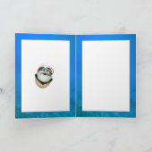 Scuba Diving Easter Egg Feestdagen Kaart (Binnen)