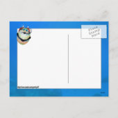 Scuba Diving Easter Egg Feestdagenkaart (Achterkant)