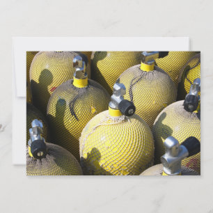 Scuba Diving Equipment Invitation Kaart