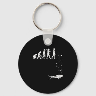  Scuba Diving Evolution Funny Diver Gift Di Sleutelhanger