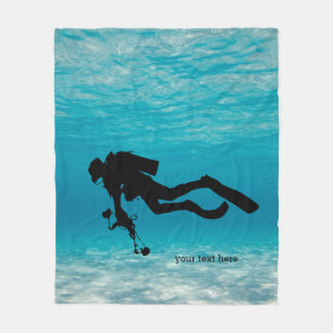 Scuba Diving Fleece Deken