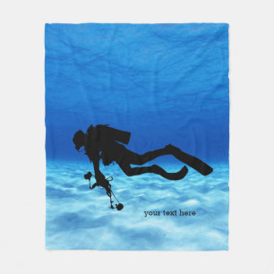 Scuba Diving Fleece Deken