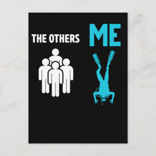 Scuba Diving Funny Diver Briefkaart