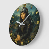 Scuba Diving Funny Mona Lisa Underwater Adventure  Grote Klok (Hoek)