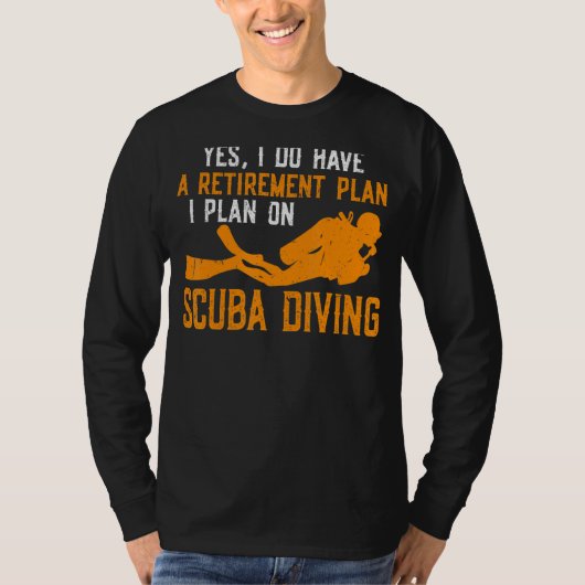 Scuba Diving Funny Scuba Diver Freedivin T-shirt (Voorkant)