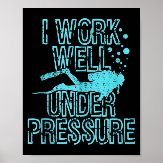 Scuba Diving - Funny Scuba Diver Gift Tank Top  Poster (Voorkant)