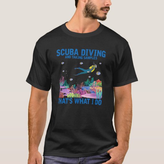 Scuba Diving Future Marine Biologist Ocean Science T-shirt (Voorkant)