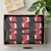 Scuba Diving Gift - Diver Down Flag - Scuba Diver Tissuepapier (Geschenk)