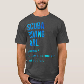 Scuba Diving Girl 3 T-shirt
