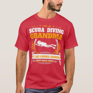 Scuba Diving Grandma Kerstmis Gift of Birthday Pr T-shirt
