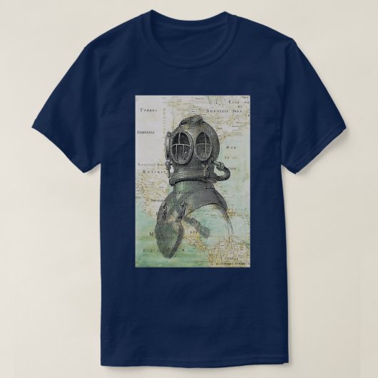 Scuba Diving Helmet T-shirt (Design voorkant)