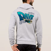 Scuba Diving | Heren Hoodie (Achterkant)