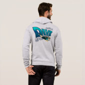Scuba Diving | Heren Hoodie (Achterkant volledig)