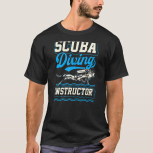 Scuba Diving Instructor Open Water Divemaster Staf T-shirt