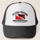 Scuba Diving Instructor Trucker Pet (Voorkant)