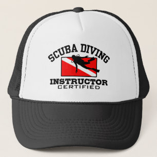 Scuba Diving Instructor Trucker Pet