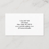 Scuba diving Instructor Visitekaartje (Achterkant)