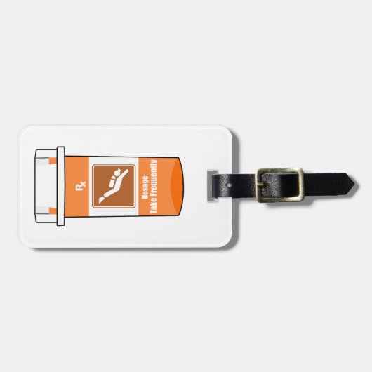 Scuba Diving Is My Drug Bagagelabel (Voorkant horizontaal)