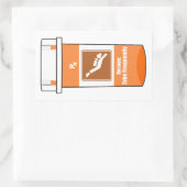 Scuba Diving Is My Drug Rechthoekige Sticker (Tas)