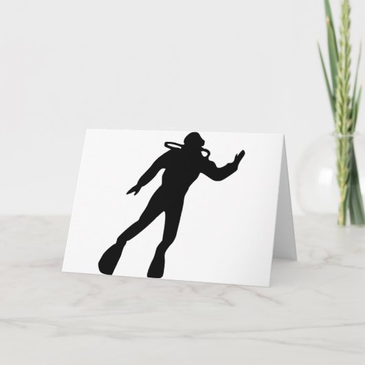 Scuba Diving Kaart (Voorkant)