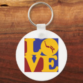 Scuba Diving Love Sleutelhanger (Voorkant)