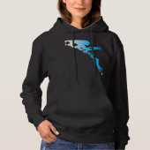 Scuba Diving Marine Diver Aquatic Ocean Dive Reefs Hoodie (Voorkant)