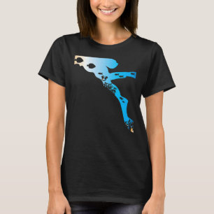 Scuba Diving Marine Diver Aquatic Ocean Dive Reefs T-shirt