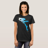 Scuba Diving Marine Diver Aquatic Ocean Dive Reefs T-shirt (Voorkant volledig)