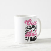 Scuba Diving Ocean Air Salty Hair Koffiemok (Voorkant rechts)