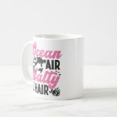 Scuba Diving Ocean Air Salty Hair Koffiemok (Voorkant links)